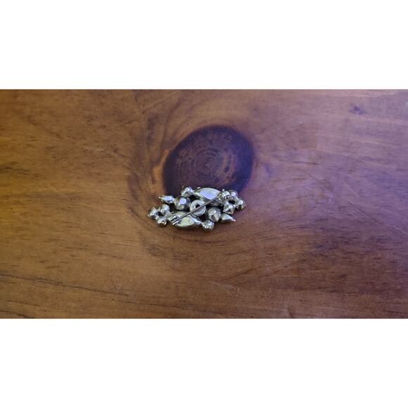 Beautiful Uranium Glass Brooch Vintage - Picture 8 of 8